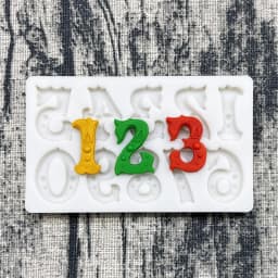 "0-9" Number Silicone Sugarcraft Mold Cupcake Chocolate Baking Mold Fondant Cake Decorating Tools