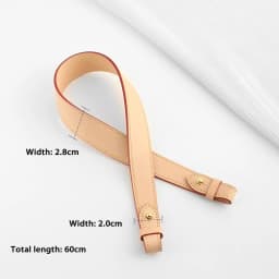 EverToner Crossbody Strap Fit for Lv Neverfull Bag Wide Shoulder Strap Bucket Bag Armpit Transformation Accessories