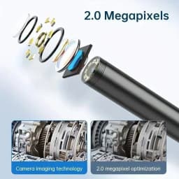 3-in-1 5.5/8mm USB Type-C Endoscope Camera 1080P 720P 480P, IP67 Waterproof Snake Borescope for Android OTG Phone PC, Car Sewer