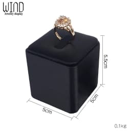 Black PU Leather Jewellery Ring Earrings Stand Holder Set Jewelry Pendant Necklace Chain Chokers Display Bust Bangle Organzier