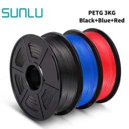 SUNLU 3 Rolls PLA PETG 3D Filament 1KG 1.75mm +/-0.02MM 3D Printing Filament Neatly Wound Filament Vacuum Packing Fast Shipping