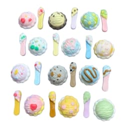 Ice Cream Ball Shaped Epoxy Molds Artistic Silicone Mold for Pastry and Chocolate for DIY Jewelry Making and Dessert Crafting