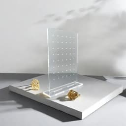 Acrylic 16/36/48 Holes Vertical Earring Ear Studs Holder Jewellery Display Rack Earrings Display Stand Jewelry Organizer Case
