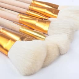12/24pcs Art Wool Brush Set For Ceramic Glaze/painting Coloring Watercolor Paint Acrylic Craft DIY Painting Pen Art Supplies