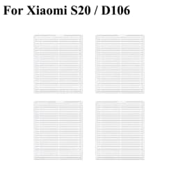 Compatible For Xiaomi Robot Vacuum S20 / D106 Parts Main Side Brush Hepa Filter Mop Cloth Dust Bag Replacement Spare Accessories