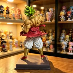 Dragon Ball Handmade Broken Circle Brolli GK Super Saiyan Statue Anime Trendy Play Desktop Model Pendulum