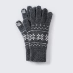 ZYCZCXX A-grade 100% Cashmere Knitted Soft Warm Touch Screen Gloves in Autumn and Winter Stretch Gloves for Men And Women.