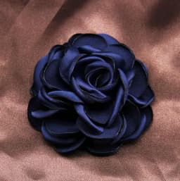 5Pcs 8CM Handmade DIY Large Satin Fabric Artificial Rose Flowers For Wedding Party Craft Home Decoration
