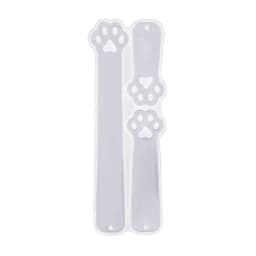 DIY Rectangle Cat Claw Dolphin Bookmark Silicone Mold with Hole Bookmark Hanging Pendant Ornaments Epoxy Resin Casting Mould