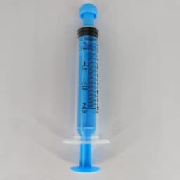 Color straight mouth syringe 5ml 10ml with plastic cap