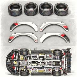 Technical 1580PCS 1:8 Scale Race Car Mechanical Group Kits MOC Collectible Assembly Car Model Craft Home Decor Birthday Gift Toy