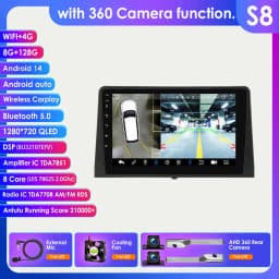 10.1"Carplay Android 14 Auto Car Radio for Citroen Berlingo 2019 Peugeot Partner Rifter 2020 Opel Combo Multimedia Player Gps