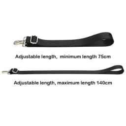 Adjustable 70-140cm Bag Strap Black Nylon Handbag Strap Detachable Unisex Handbag Handle Shoulder Bag Belt Bag Accessories