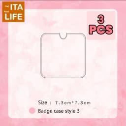 Italife Anime Badge Case Protective Cover Anti-scratch Animation Accessories Pin Case For Ita Bag Backpack H330