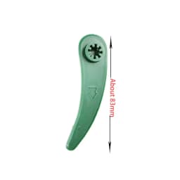 25Pieces Grass Trimmer Replacement Plastic Blades for Bosch ART 26-18Li ART 23-18 Li Grass Trimmers Polymer Blade Cutting System