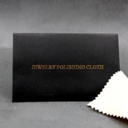 100PCS 10X6.5CM Individual Black Package Silver Polish Cloth Anti Tarnish Jewelry Tools Sterling Silver Polishing Cleaning
