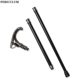 Vintage Silver Coiled Cobra Handle Walking Cane Detachable Walking Stick Cosplay Party Prop for Men And Women