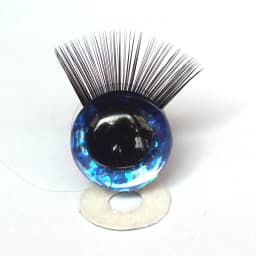 20pcs Toy Eyes With Eyelash 12-30mm Eyelashes 3D Safety Glitter Toy Eyes Eyelash For DIY Plush DIY Doll Making