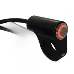 22mm 7/8'' Aluminum Alloy Motorcycle Handlebar Headlight Switch Waterproof Switch 12V Fog Spotlight Retro Switch