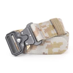 3.8X125cm - Belt Quick Release Outdoor Metal Belt Soft Real Nylon Sports Accessories Men And Women Black Belt