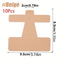 10PCS Bunion Corrector & Pain Relief Kinesiology Athletic Tape For Bunions & Turf Toe,Big Toe Spacer/Separator/Straightener Tape