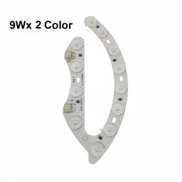 Doul Color LED Module 6W 8W 12W 18W 24W 30W 40W With Lens, 3000K 4500K 6500K Three Colors Light Source For Ceiling Lamp DIY