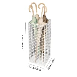 Umbrella Rack For Entryway Metal Iron Storage Rack Umbrella Stands Rust-Resistant Umbrella Racks Large-Capacity For Doorway