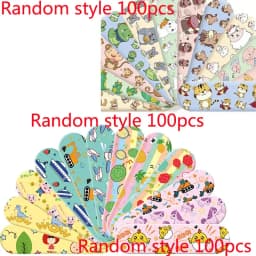 10-720pcs Cartoon Animal Pattern Band Aid Hemostasis Adhesive Bandages First Aid Emergency Kit Wound Plaster Patches for Kids