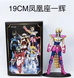 19cm Anime Dark Saint Seiya Figure Phoenix Ikki Hyoga Seiya Shiryu Action Figures Box Figure Collection Decoration Toys Hobbies