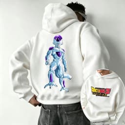 Dragon Ball Freeza Cartoon Anime 2026 New Spring and Autumn Men's and Women's Fashion Hooded Sports Hoodie