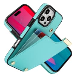 Shockproof Leather Card Holder Wallet Case For iPhone 16 Pro Max 15 14 13 12 11 XR 17 Air, Flip Cards Pocket Phone Cover Funda