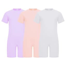 Children 3Pcs Anti-strip Adaptive Bodysuit Special Needs Clothing Short Sleeve Back Zipper Jumpsuit for Autism Sensory kids