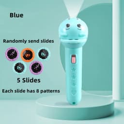 5/10 Cards Of Different Themes Flashlight Early Education Cartoon Fun Stall Gift Toy Children Luminous Projection Flashlight