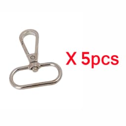 5-50pcs Metal Bag Strap Buckles 13-38mm Lobster Clasp Collar Carabiner Snap Hook DIY KeyChain Bag Part Accessories