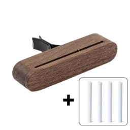 NEW Wood Car Air Vent Diffuser Refillable, Car Fragrance Clip Diffuser, Car Aromatherapy Diffuser Long-Lasting Home Fragrance