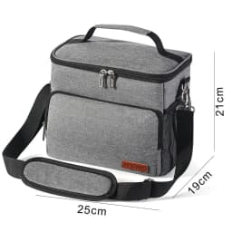 Thermal Shoulder Lunch Bag Waterproof Thick Cooler Handbag Large Insulated Food Grade PEVA Family School Picnic Refrigerator Box