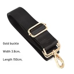 Adjustable Replacement Detachable Belt for Women Men Messenger Bags Handle Handbag Belt Fashion Black Nylon Shoulder Bag Strap