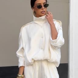 Solid Single Breasted Jacket Suit Loose Full Sleeve Lapel Jackets Wide Leg 2026 Spring New Chic Casual Women Loose All-match Set