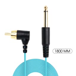 High Quality Tattoo Machine Clip Cord RCA/DC Plug For Tattoo Power Supply Pedal Hook Line Audio Cable Permanent Makeup Accessory