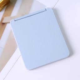 2-Face Makeup Mirror Square Portable Cute Girl'S Gift Hand Mini Mirror Pocket Double-Sided Makeup Mirror Compact Multiple Colors