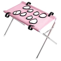 Anti-Scratch Pet Grooming Hammock Support Frame Detachable Puppy Nail Clipping Holder Sturdy Adjustable Pet Bathing Rack