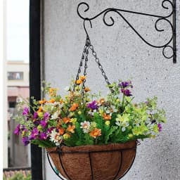 40cm Flower Pot Hanging Chain With 3 Hooks Potted Hydroponic Plant Planting Pot Home Garden Decoration