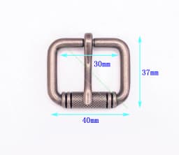 BKD0677 30Mm Solid Western Sturdy Square Heel Bar Pin Buckles for Men Jeans Belt Buckle Diy Leathercraft Dog Collar Belt