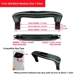 Travel Suitcase Handle Replacement Retractable Pressing Handbag Parts Luggage Handle Amlenker/Ou Milan Qi C101 Spring