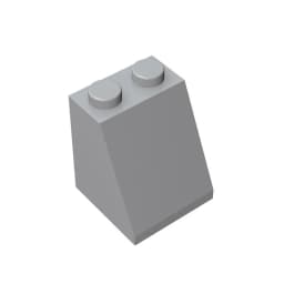 Gobricks GDS-620 ROOF TILE 2X2X2/65 DEG. compatible with lego 3678 children's DIY Educational Building Blocks