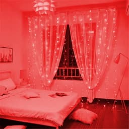 Holiday Party Decoration LED 8 Mode Christmas Light USB Curtain String Light Wedding Fairy Light Valentine's Day Girlfriend Gift