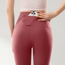 BIVIGAOS Spring Summer Thin Back Waist Pocket Sharkskin Leggings Women High Waist Slim Tight Sexy Sports Fitness Yoga Leggings