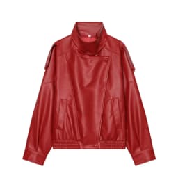 Women's Jacket 2026 Autunm New Black Long Sleeve Pebble Faux Leather Jacket Motorcycle Style Personality Fashion
