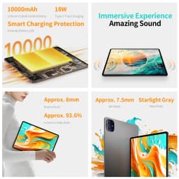 Teclast ArtPad 13.2-inch 2.2K TDDI Tablets PC Max.48GB RAM 128GB ROM Android 16 Tablets T7300 8 Core 10000mAh 18W Fast Charge