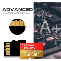 Lenovo Micro SD Card 512GB Class 10 High Speed Memory Card 128GB TF Flash Card U3 V30 Mini SD Card For Cameras Phones Dones